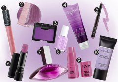 2014全球彩妆流行趋势：兰花紫单品大热