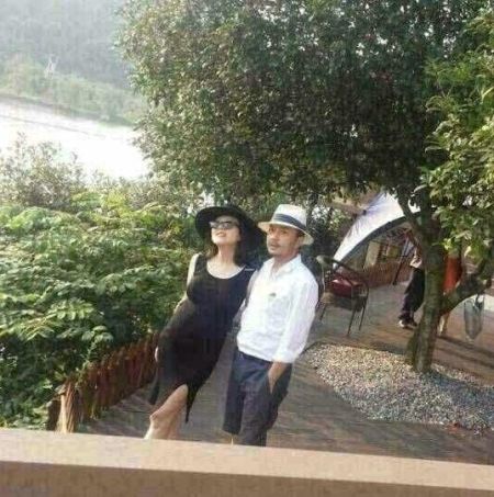 杨乐乐怀孕六月首曝露面