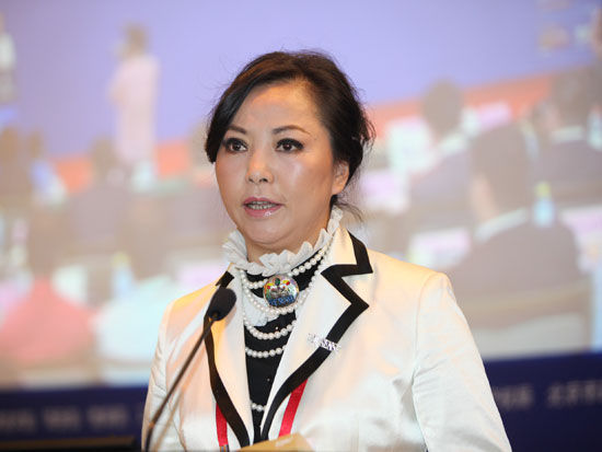 “2011中国金融高峰论坛”于2011年5月18日-19日在北京举行。上图为尧山-TOPSENSE国际管理集团总裁薛钰。(图片来源:新浪财经 梁斌 摄)